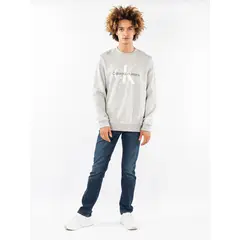 CALVIN KLEIN - Suéter de cuello redondo con monograma