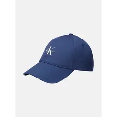 CALVIN KLEIN - Gorra azul Monologo Printed Baseball