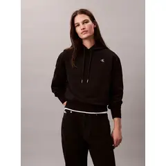 CALVIN KLEIN - Buzo negro con capota - Archive