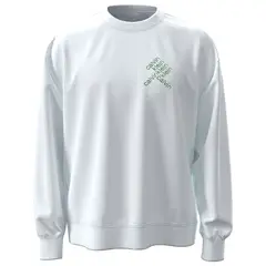 CALVIN KLEIN - Buzo blanco con logo gráfico