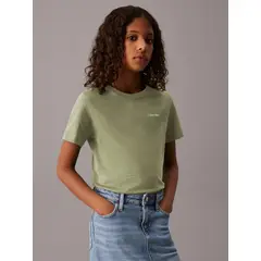 CALVIN KLEIN - Camiseta Para Niño Cuello Redondo Jeans Kids