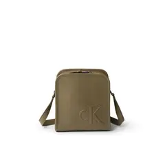 CALVIN KLEIN - Bolso verde reporter