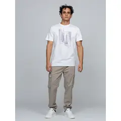 CALVIN KLEIN - Camiseta blanca gráfica City