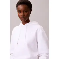 CALVIN KLEIN - Buzo blanco con capota - Archive