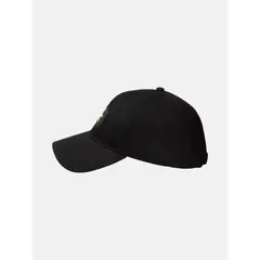 CALVIN KLEIN - Gorra negra de algodón con parche