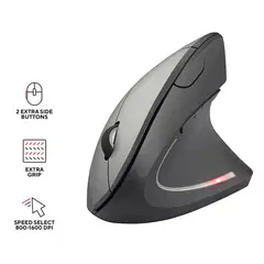 BLUEDIO - Mouse Vertical ergonómico ratón óptico inalámbrico