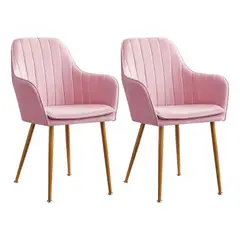 GENERICO - Set X2 Silla Decorativa Sala Comedor Dormitorio Refadela