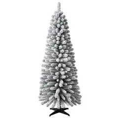 JOYO - Árbol de Navidad Nevado 198 cm - 319 Ramas