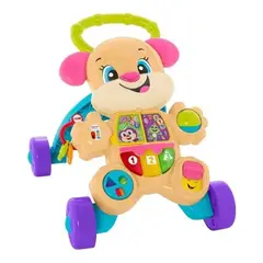 FISHER PRICE - Caminador Andadera Perrita Rosa De Aprendizaje