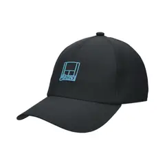 ASICS - Gorra Court Core Graphic Cap Unisex-Negro
