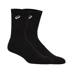 ASICS - Medias Cotton Crew Unisex-Negro