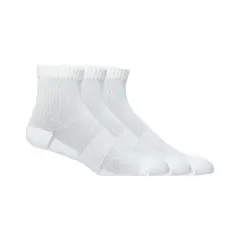 ASICS - Medias Practice Quarter 3P Unisex-Blanco