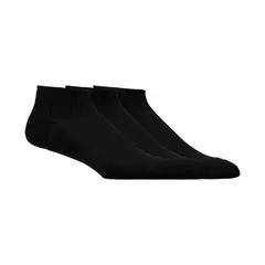 ASICS - Medias Practice Ankle 3P Unisex-Negro