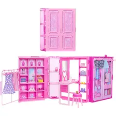 BARBIE - Conjunto de Juego Dream Closet con Ropa y Accesorios