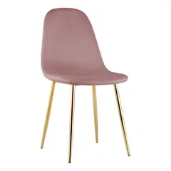 GENERICO - Silla Decorativa Mueble Sala Comedor Dormitorio Refofelia Rosa