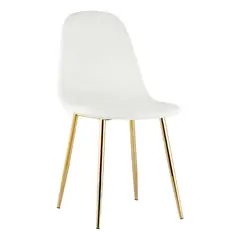 GENERICO - Silla Decorativa Mueble Sala Comedor Dormitorio Refofelia Blanco