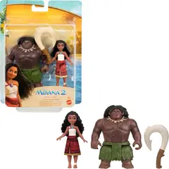 MATTEL - Juguetes Moana y Maui Aventuras en el Océano 2 Pack