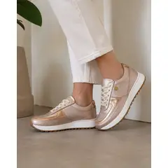 CALZADO BONT - Tenis en Cuero Para Mujer Rosado Catania Bont