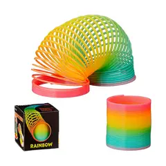 GENERICO - Spring Arcoiris Muelle Magico Juguete Niños Destreza X 5 Pcs