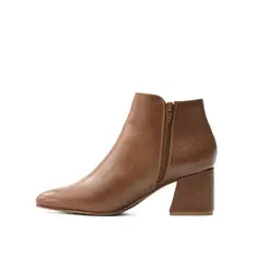 ANTONINA SHOES - Botines en Cuero Miel