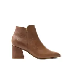 ANTONINA SHOES - Botines en Cuero Miel