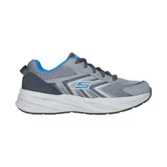 SKECHERS - Tenis Niño Microspec Tread Velcro Color Gris Azul
