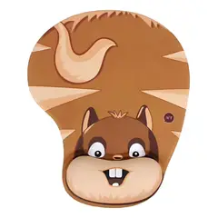 GENERICO - Mouse Pad Descansa Muñecas Ergonómico En Gel Diseño Ardilla