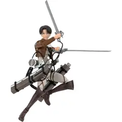JAZWARES - Levi Figura de Acción Attack On Titan Total Anime