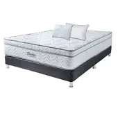 RAMBLER - Combo Eurotop 200x200 + Base Light + 2 Almohadas + 2 Protectores