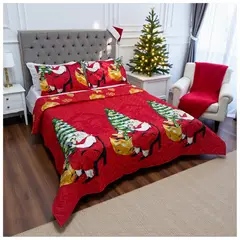 HOGARETO - Edredón Unifaz Navidad Cama Doble