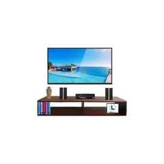 GENERICO - Repisa Flotante Sujeta Libros Repisa Para Tv 110x30x25