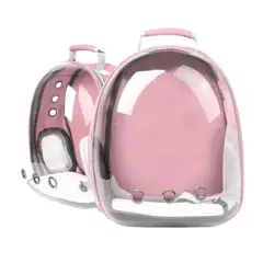 GENERICO - Maleta Para Mascotas Perro O Gato Morral Mochila Rosa