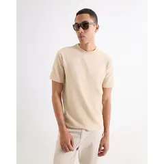 SEVEN SEVEN - Camisa Resort Rustica Para Hombre Camel