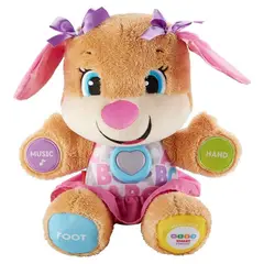 FISHER PRICE - Peluche Hermanita Fisher-price Aprende Conmigo Rosada 30 Cm