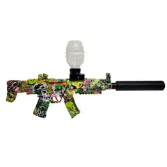GENERICO - Pistola De Hidrogel - Nerf Mp5 Automatica + Accesorios