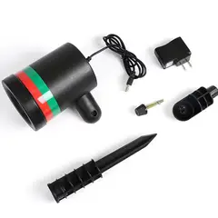 GENERICO - Proyector láser para fiesta Navidad jardín estrella