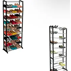 GENERICO - Zapatero Organizador 10 Niveles Para 30 Pares - Fácil Armado
