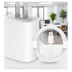 GENERICO - Adaptador con Cable Tipo C 20W Compatible Serie 121314