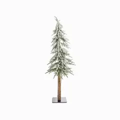 AMBIENTE LIVING - Pino nieve base metal 120cm