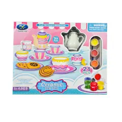 GENERICO - Juego De Te Porcelana Mini Juguete Tetera Personalizable
