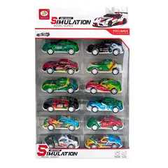 GENERICO - Carros Clasicos De Cuerda Coleccionable X 12 Unidades