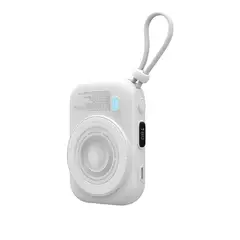 WIWU - Power Bank Leica Magsafe Compatible con iPhone y Android 22,5W Carga Rapida Cables Incorporados