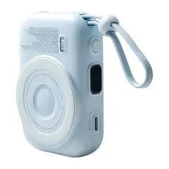 WIWU - Power Bank Leica Magsafe Compatible con iPhone y Android 22,5W Carga Rapida Cables Incorporados