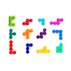 GENERICO - Juego De Mesa Iq Logica Estrategia Puzzle Figuras 120 Retos