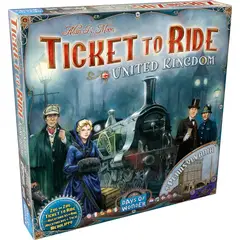 ASMODEE - Ticket to Ride Reino Unido + Pensilvania Estrategia y Familia 2-5 Jugadores