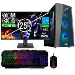 XPG - PC GAMER ELITE INTEL CORE I5-14400 RTX 3050 6GB RAM 32GB SSD 2TB 25 PULGADAS 120HZ