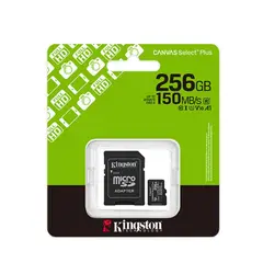 KINGSTON - MEMORIA MICRO SD 256GB 150MBs V10 A1 SDCS3