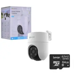 EZVIZ - Cámara de seguridad H8C 4mpx + micro 64gb