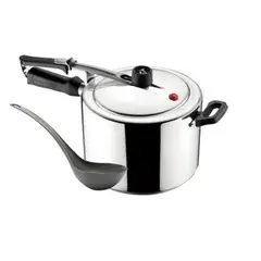 IMUSA - Olla A Presión 6 Litros + Cucharón Gris