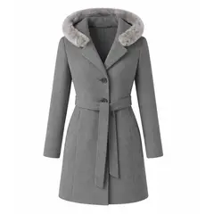 MODA EN CIRCUITO - Chaqueta o Gaban para Mujer en Paño